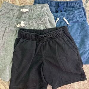 Cat & Jack Kids Pull-On Shorts in Black, Gray & Blue sz Small (6/7)